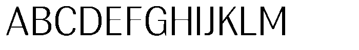 Rundale Light Font UPPERCASE