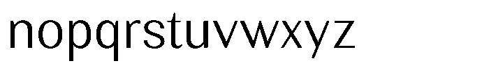Rundale Light Font LOWERCASE