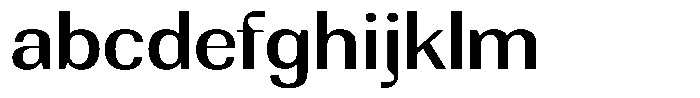 Rundale Medium Expanded FONT