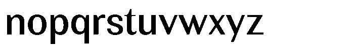 Rundale Medium Font LOWERCASE