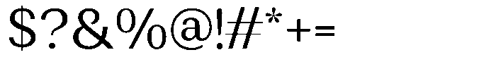 Rundale Regular Font OTHER CHARS