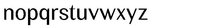 Rundale Regular Font LOWERCASE