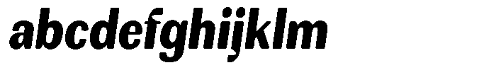 Rundale Round Black Condensed Italic FONT