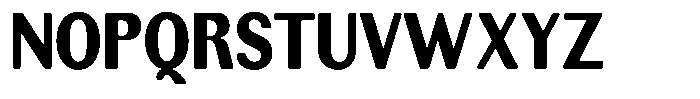 Rundale Round Black Condensed Font UPPERCASE