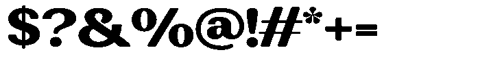 Rundale Round Black Expanded Font OTHER CHARS