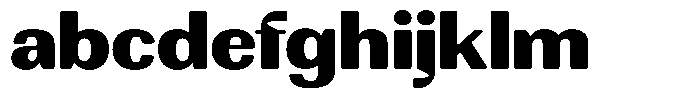 Rundale Round Black Expanded FONT