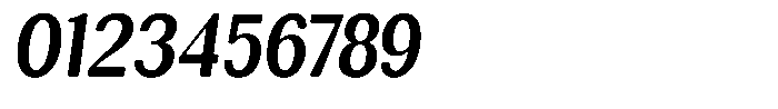 Rundale Round Bold Condensed Italic Font OTHER CHARS