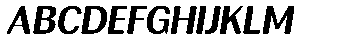 Rundale Round Bold Italic Font UPPERCASE