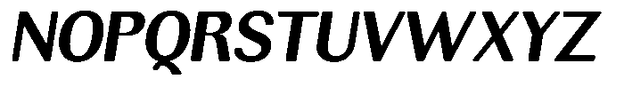Rundale Round Bold Italic Font UPPERCASE