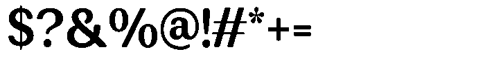 Rundale Round Bold Sem Condensed Font OTHER CHARS