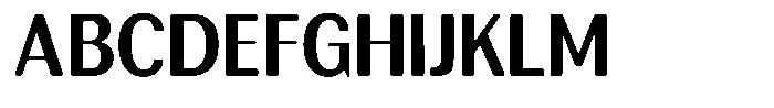 Rundale Round Bold Sem Condensed Font UPPERCASE