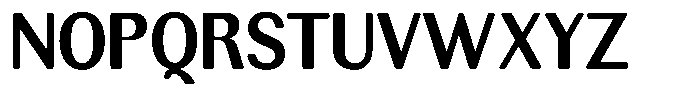 Rundale Round Bold Sem Condensed Font UPPERCASE