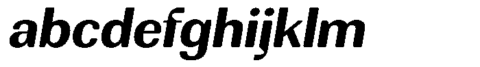 Rundale Round Bold Sem Exp Italic FONT