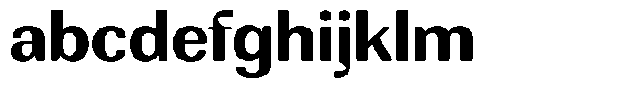 Rundale Round Bold Semi Expanded FONT
