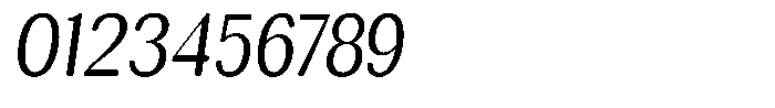 Rundale Round Condensed Italic Font OTHER CHARS