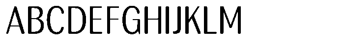 Rundale Round Condensed Font UPPERCASE