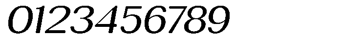 Rundale Round Expanded Italic Font OTHER CHARS