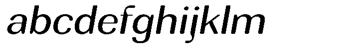 Rundale Round Expanded Italic FONT