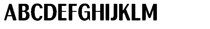 Rundale Round Extra Bold Condensed Font UPPERCASE