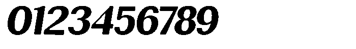 Rundale Round Extra Bold Italic Font OTHER CHARS