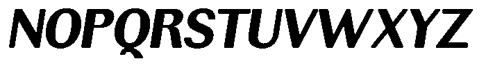 Rundale Round Extra Bold Italic Font UPPERCASE