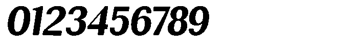 Rundale Round Extra Bold Sem Condensed Italic Font OTHER CHARS