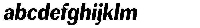 Rundale Round Extra Bold Sem Condensed Italic FONT