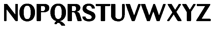 Rundale Round Extra Bold Font UPPERCASE