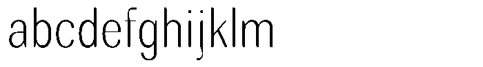 Rundale Round Extra Light Condensed FONT