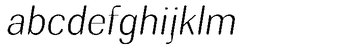 Rundale Round Extra Light Italic FONT