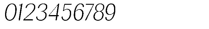 Rundale Round Extra Light Sem Condensed Italic Font OTHER CHARS
