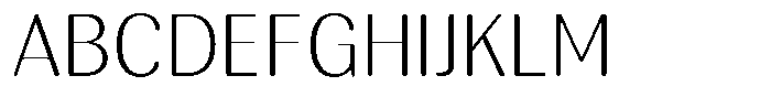Rundale Round Extra Light Font UPPERCASE