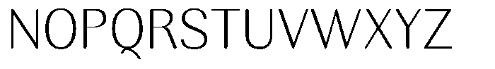 Rundale Round Extra Light Font UPPERCASE