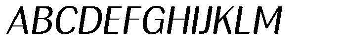 Rundale Round Italic Font UPPERCASE