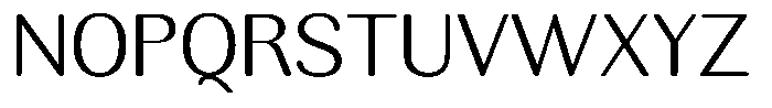 Rundale Round Light Sem Exp Font UPPERCASE