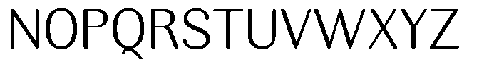 Rundale Round Light Font UPPERCASE