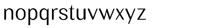 Rundale Round Light Font LOWERCASE