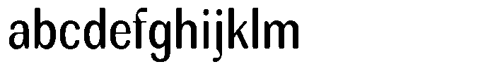 Rundale Round Medium Condensed FONT