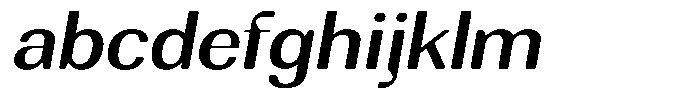 Rundale Round Medium Exp Italic FONT