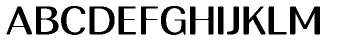 Rundale Round Medium Expanded Font UPPERCASE