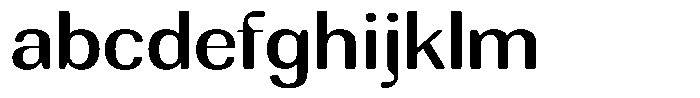 Rundale Round Medium Expanded FONT