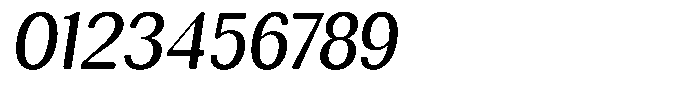 Rundale Round Medium Sem Condensed Italic Font OTHER CHARS