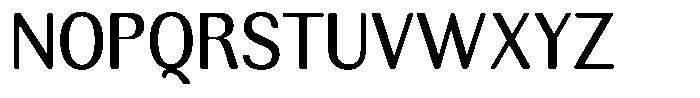 Rundale Round Medium Sem Condensed Font UPPERCASE
