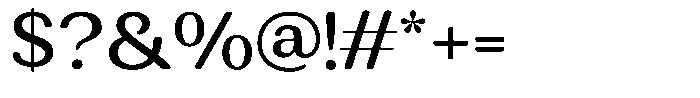 Rundale Round Medium Sem Exp Font OTHER CHARS