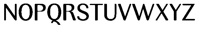 Rundale Round Medium Font UPPERCASE