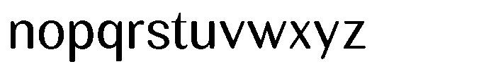 Rundale Round Regular Font LOWERCASE