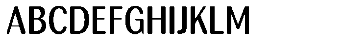 Rundale Round Sem Bold Condensed Font UPPERCASE