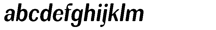 Rundale Round Sem Bold Sem Condensed Italic FONT