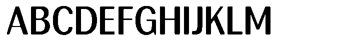 Rundale Round Sem Bold Sem Condensed Font UPPERCASE