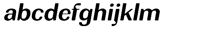 Rundale Round Sem Bold Sem Exp Italic FONT
